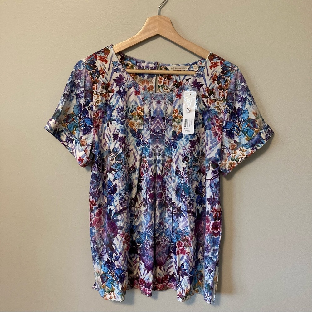 NWT Soft Surroundings Coloures Top - Picture 2 of 7